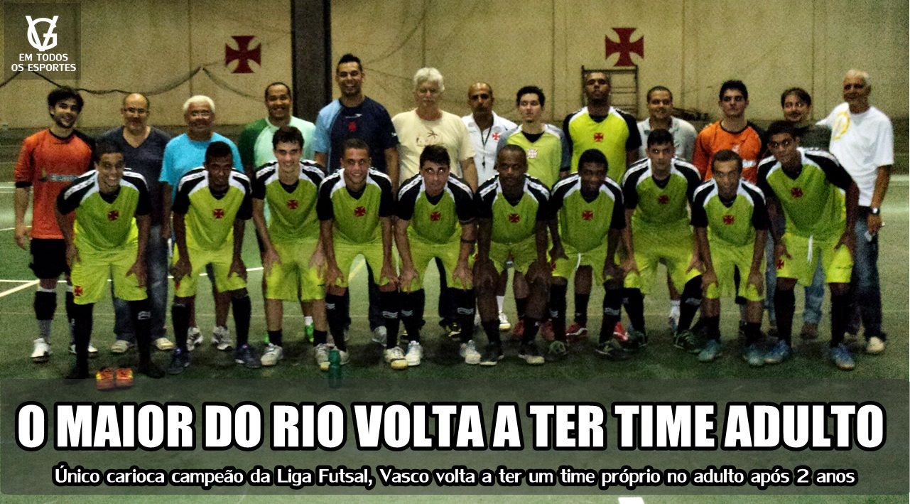Vasco fecha patrocinador para ingressar na Liga de futsal